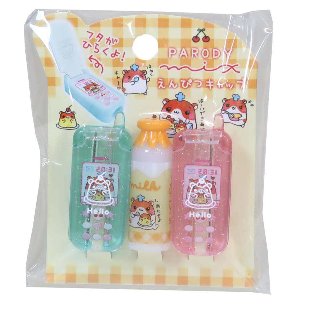 Amazon.co.jp: 鉛筆キャップ パロディミックスえんぴつキャップ